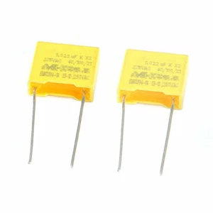 Condensadores radiales 0.022uF 22nF 275VAC 223 condensadores de seguridad 20 un. - paso de 10 mm - Imagen 1 de 2