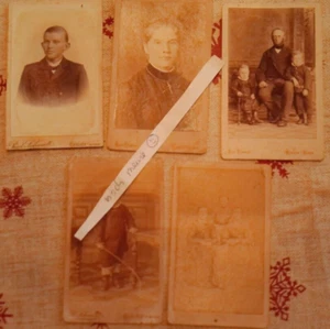 5  echte  Foto  ca 1910 ?  Frau  Mann Kind Kinder    Menschen Kleidung antik - Picture 1 of 1