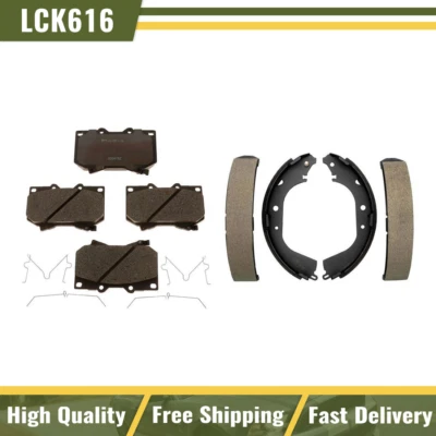 适用于 2000 2001 2002 年丰田苔原前后陶瓷刹车片套装刹车片 — 第 1/4 张图片