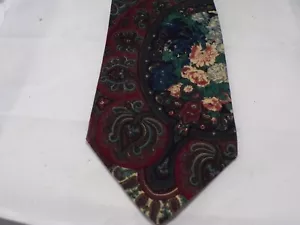 Corbata Mallory & Church 100 % seda roja, azul, negra, gris y tostada - Imagen 1 de 8