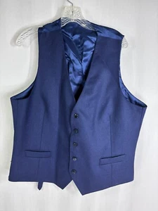 Blue Tuxedo Vest By Luigi Bianchi Mantova Sartoria EST 1911 - Picture 1 of 4
