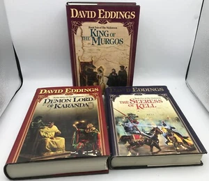 DAVID EDDINGS Lot 3 Book Fantasy Hardback MALLOREON Series - Imagen 1 de 9