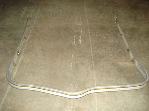 1970 Arctic Cat Panther 399 Kohler Front Aluminum Wrap Around Bumper (bent) - Picture 1 of 6