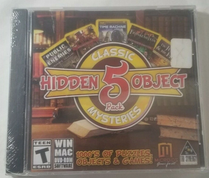 Hidden Object 5 Pack Classic Mysteries (PC/MAC, 2013) NEW/SEALED - Image 1 of 2