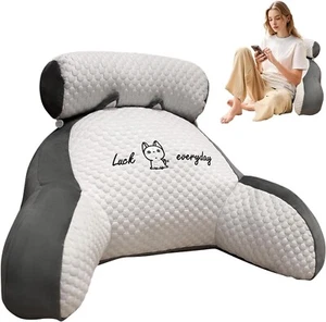 Mayboos Lesekissen für Bett, 70×50×25 cm ultraweiches großes Kissen, bequem - Bild 1 von 7