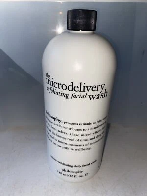 PHILOSOPHY The MICRODELIVERY EXFOLIATING WASH HUGE 32 oz No Pump Sealed - Image 1 of 2