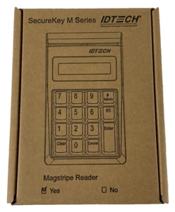 IDTech IDKE-534833BEM SecureKey M130 Ecrypted Keypad with MagStripe Reader - Picture 1 of 7