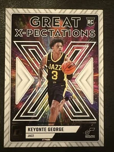 KEYONTE GEORGE #17 RC 2023-24 PANINI DONRUSS JAZZ GREAT X-PECTATIONS - Picture 1 of 2