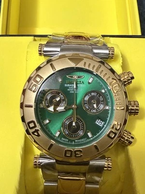 RELOJ INVICTA SUBAQUA NOMA I NUEVO MOVIMIENTO SUIZO ESFERA VERDE 47 MM PARA HOMBRES LMTD. Foto 1 de 4