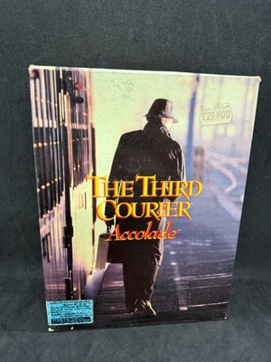 The Third Courier Accolade IBM/PC Complet 1989 Grande Boîte 5 1/4 " Disquette - Photo 1/4