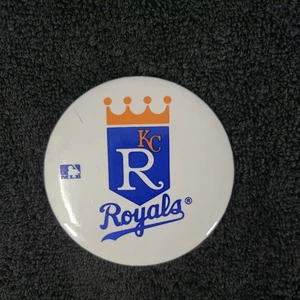 Kansas City Royals Pinback Button Vintage 1970s MLB KC Collectible 3.5 Inch - Picture 1 of 12