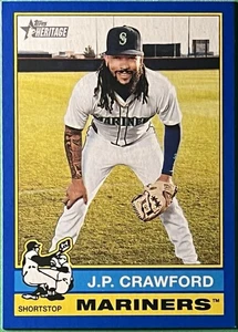Topps Heritage 2025 - J.P. Crawford #171 borde azul oscuro - Imagen 1 de 2