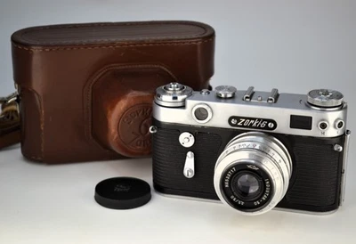 1965 EXPORT USSR "ZORKI 6" rangefinder camera + INDUSTAR-50 M39 LENS f3.5/50 (1) - Photo 1/4