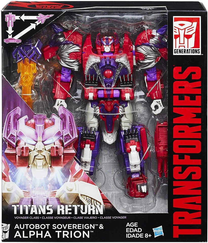 Voyager Alpha Trion and Sovereign | Transformers Titans Return - Image 1 of 4