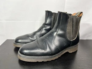 Botas Dr. Martens Chelsea/Distribuidor Cuero Negro Hechas en Inglaterra Reino Unido Talla 9 - Usadas - Imagen 1 de 9