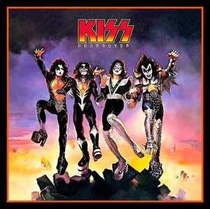 4" KISS Destroyer vinyl sticker. Heavy Metal album decal for car, laptop, guitar - Picture 1 of 2