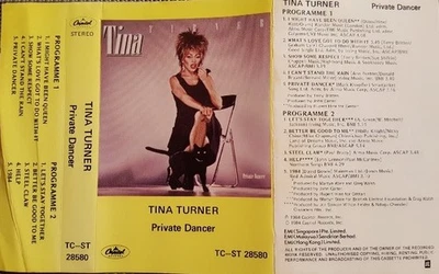 Tina Turner - Private Dancer (Cass, Album, Bla) (Near Mint (NM or M-)) - [Locati - Image 1 of 3