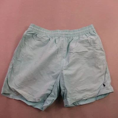 Pantalones Cortos Polo Ralph Lauren Para Hombres XL Tabla Traje de Baño Nadar Azul Ligero Foto 1 de 4
