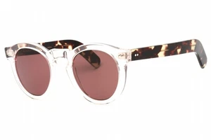 New Cutler and Gross CG0734S 009 Round Crystal Nude/Mauve Sunglasses Authentic - Picture 1 of 4
