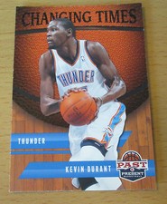 2011-12 PANINI PAST & PRESENT CHANGING TIMES KEVIN DURANT OKLAHOMA CITY THUNDER