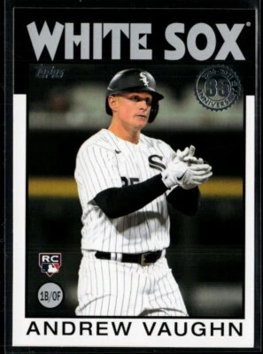 2021 Topps Update '86 Topps #86B-7 Andrew Vaughn RC - Image 1 of 2