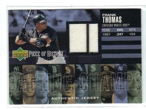 2002 Upper Deck Pezzo di Storia "Batting Champs" Frank Thomas *A.J. - Foto 1 di 1