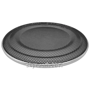2pcs 8" inch Speaker Cover Audio Decorative Circle Metal Mesh Grille Protection - Picture 1 of 7