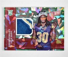 2015 Panini Black Friday Happy Holidays Materials Cracked Ice Todd Gurley /25 RC