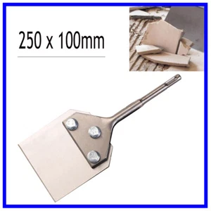 Spachtelmeißel SDS-Plus 250x100 mm, Bodenschaber für Abziehen von Fußbodenkleber - Bild 1 von 10
