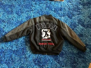 VTG Reebok Human Rights Now! JACKET 1988 WORLD TOUR Sz S - Picture 1 of 15