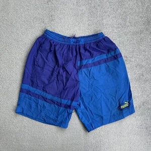 PUMA Herren Vintage Badehose Shorts Bermudas Large Badeshorts Retro 1902 Blau - Bild 1 von 12