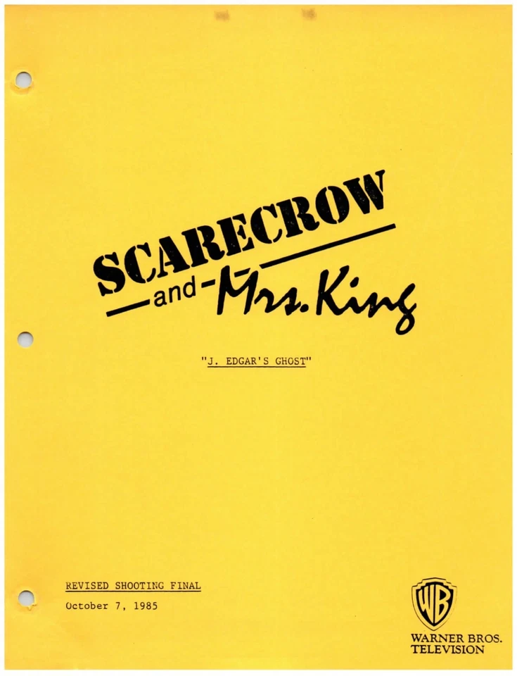 ESPANTAPÁJAROS Y SEÑORA REY SERIE J. EDGAR'S GHOST GUIÓN BRUCE BOXLEITNER (copia) Foto 1 de 1