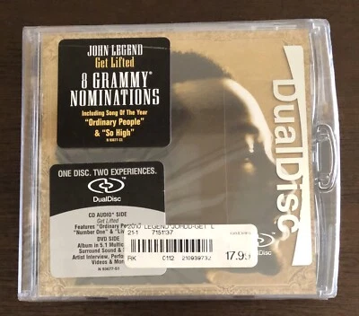 John Legend Get Lifted Rare 5.1 Multichannel Surround Sound Dualdisc New Sealed! - Bild 1 von 2