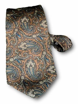 Corbata de cuello vintage Hardy Aimes Designer seda cervatillo cachemir para hombre Foto 1 de 2