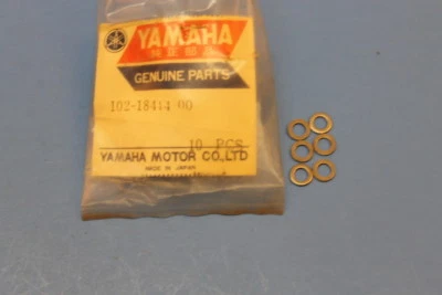 NOS YAMAHA YGK MG1 YG1 ROD SHIM QTY 6 PART# 102-18414-00-10 - Image 1 of 4