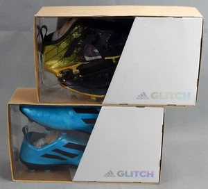 2x Adidas Glitch Gold und Blau outerskin Gr. 46 mit OVP - Bild 1 von 5