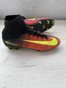 Nike Mercurial Superfly 5 FG Orange Black Elite Football Cleats Soccer Boots - Picture 1 of 13