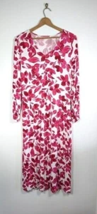 Belle by Kim Gravel Maxi Dress Size Medium Stretch Floral Boho Blushing Blooms - Picture 1 of 9
