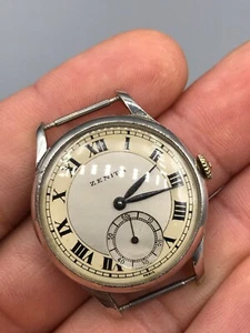 Vintage Zenith Military Swiss Watch Manual Wound Mechanical Movement - Picture 1 of 12