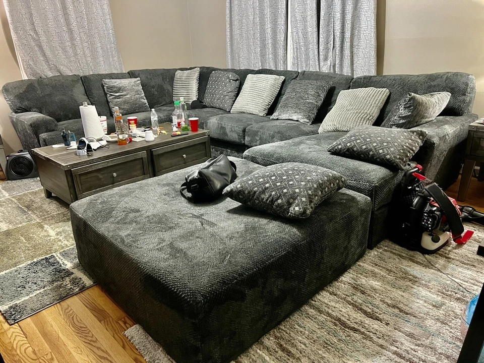 Living Room Furniture Set/4 Pieces(America Fourniturr/Receits Available) - Image 1 of 4