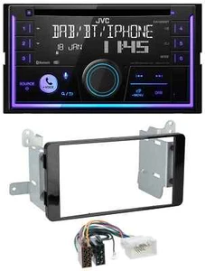 JVC MP3 USB 2DIN DAB Bluetooth CD Autoradio für Fiat Fullback Mitsubishi L200 ab - Bild 1 von 8