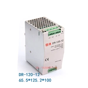 1pc 120W Din Rail Mounted 12VDC 10A Output Industrical Power Supply Supplier - Picture 1 of 2