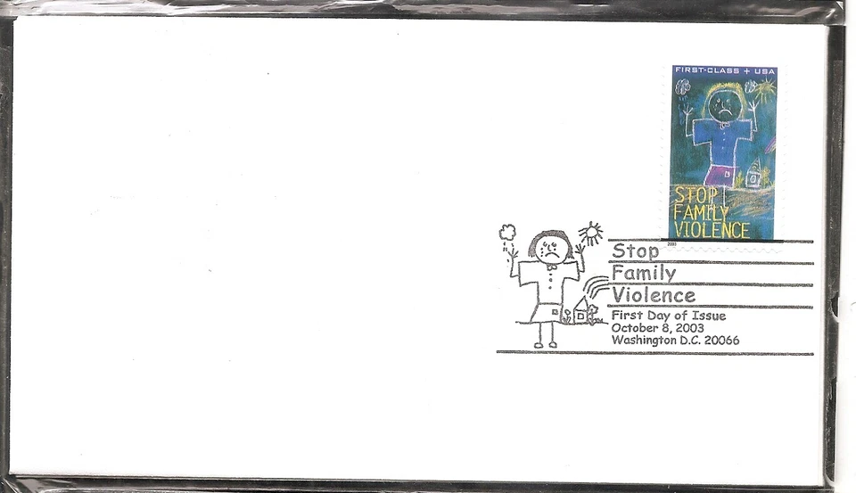 US Scott # B3 Stop Family Violence FDC. Ready For Cachet - Image 1 of 1
