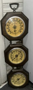 Vintage, Made in USA, Springfield Weather Station temperature humidity barometer - Picture 1 of 8