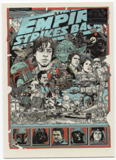 2012 TYLER STOUT TOPPS X MONDO STAR WARS THE EMPIRE STRIKES BACK ART CARD PRINT