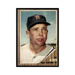 Jim King 1962 Topps #42 Washington Senators Baseball Card VG - Picture 1 of 3