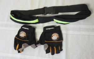 Lot Mongose Cycling Gloves -Handmade Cycling Belt 38" (2 zip pocket) elastic - Picture 1 of 5