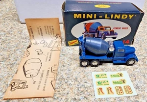 Vintage Lindberg Mini-Lindy Blue Cement Mixer No. 14-39 - Picture 1 of 9