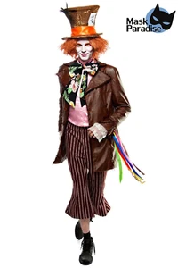 Insane Hatter Hutmacher Herrenkostüme Fasching Karneval Mask Paradise Helloween