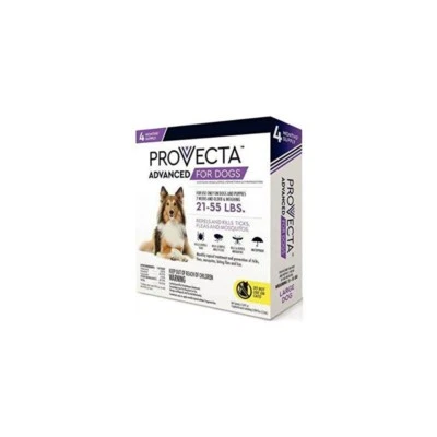 Provecta Advanced Flea & Tick Treatment for Large Dogs 21-55lbs 4 Month Supply - Image 1 of 2